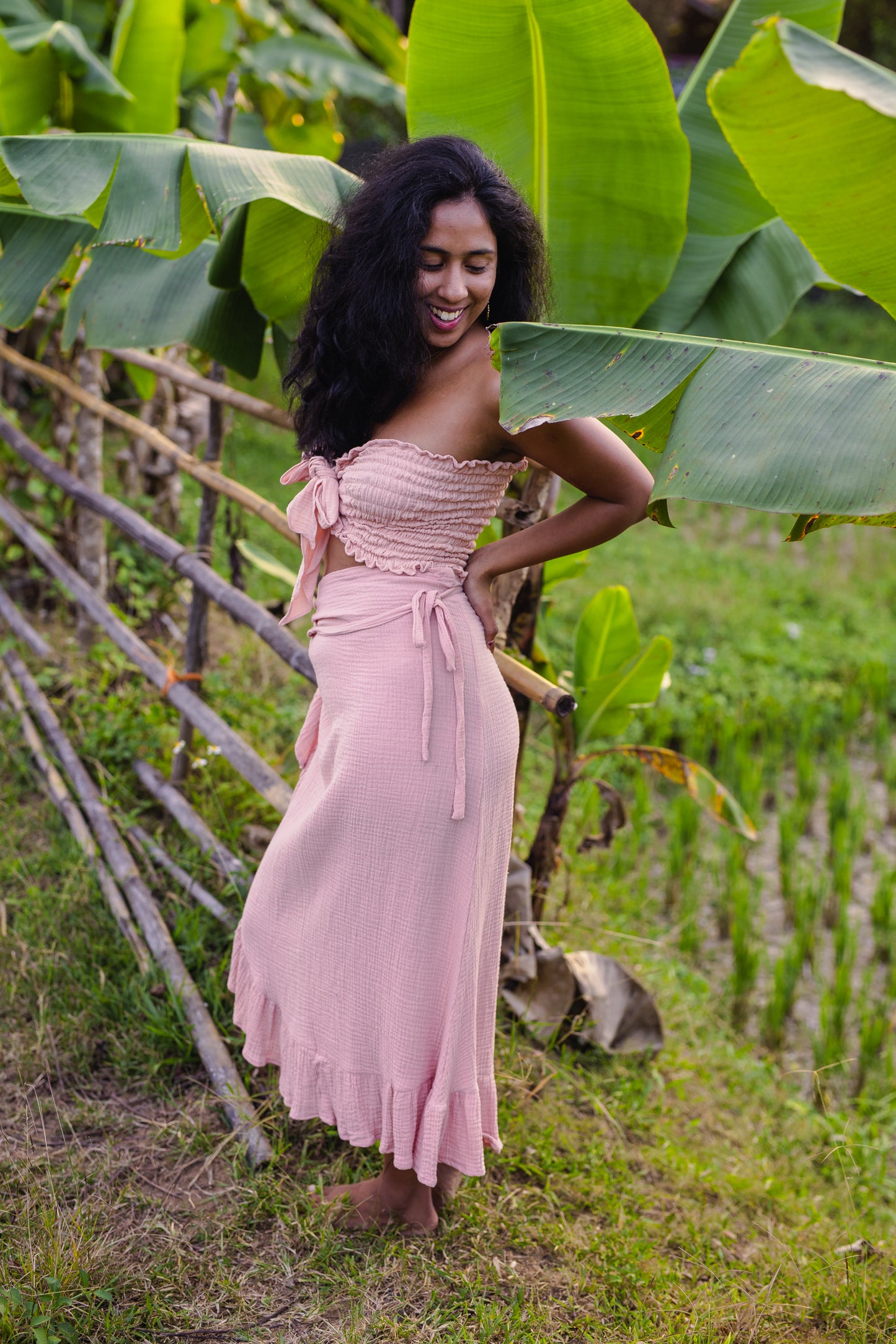 Cotton Fairy set / Sunrise Rose