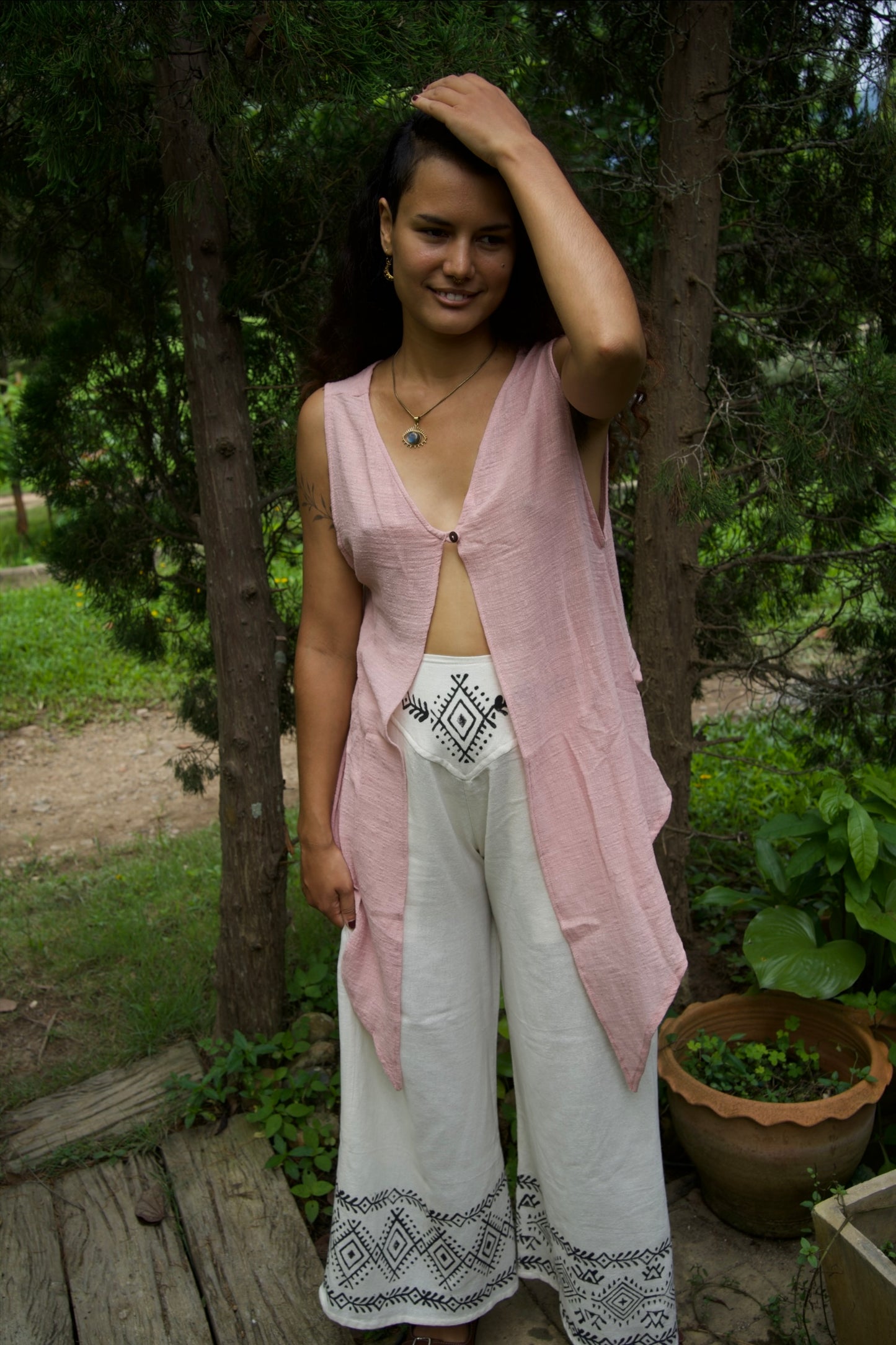 Womb Keeper Cotton Snow White Pants