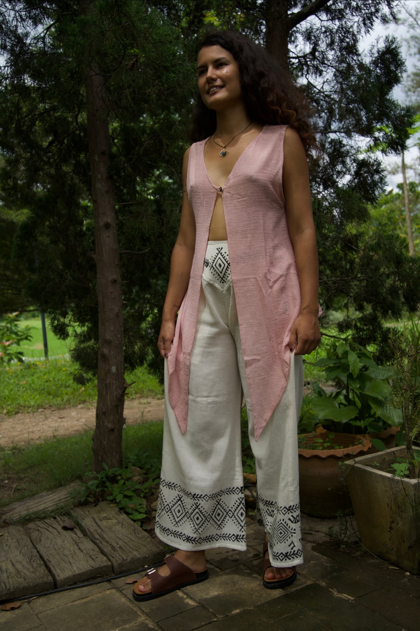 Womb Keeper Cotton Snow White Pants