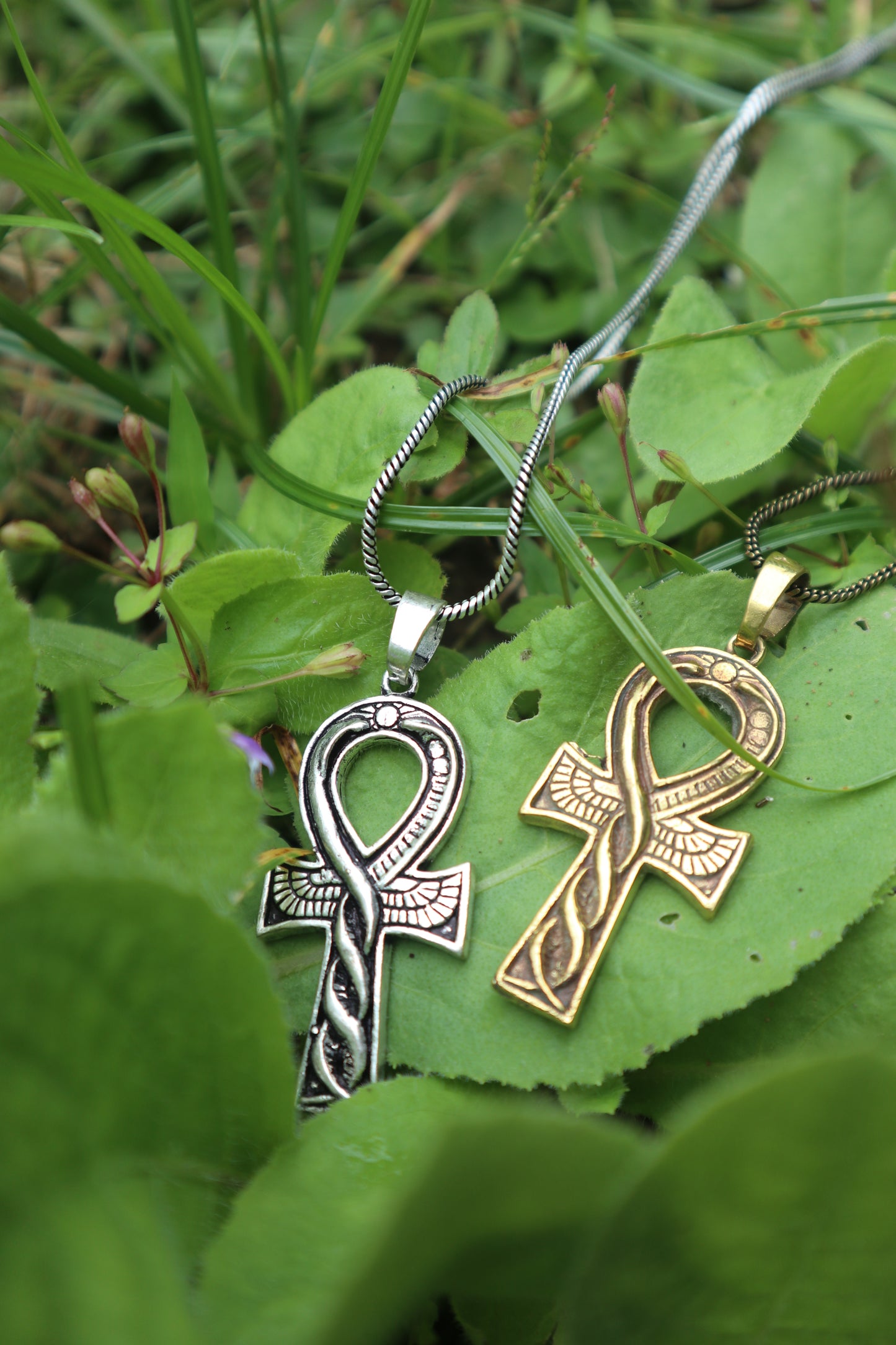 Ankh of Eternal Life Brass Pendant