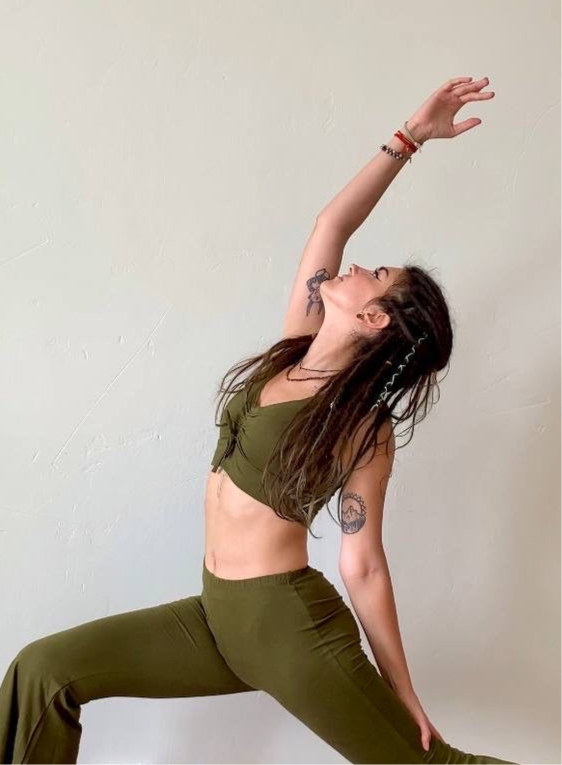 Anahata Nature Green Shakira Top