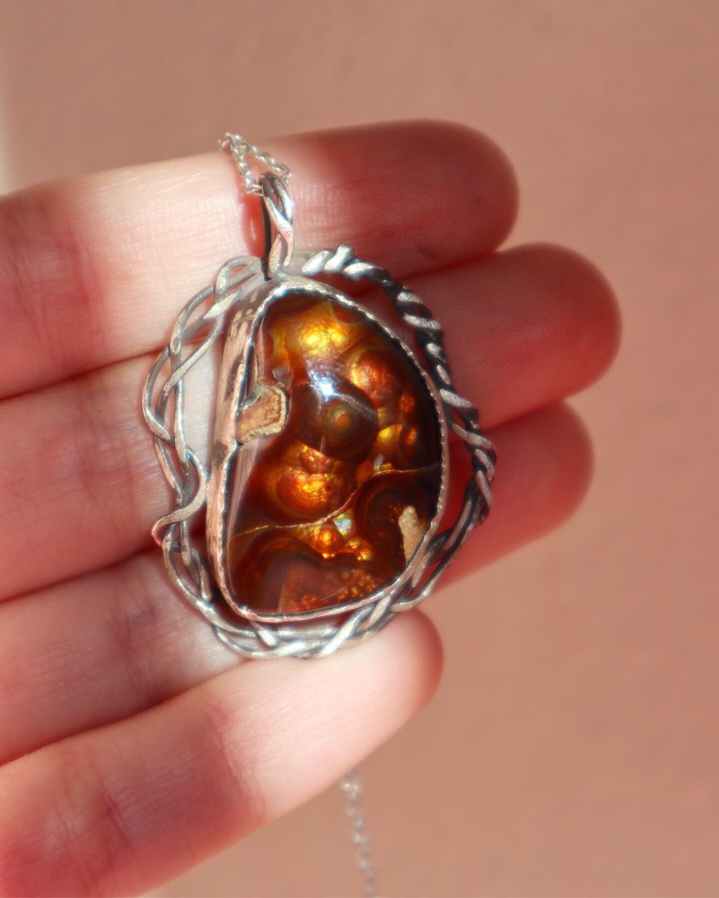 Cosmic Journey silver 92.5 pendant