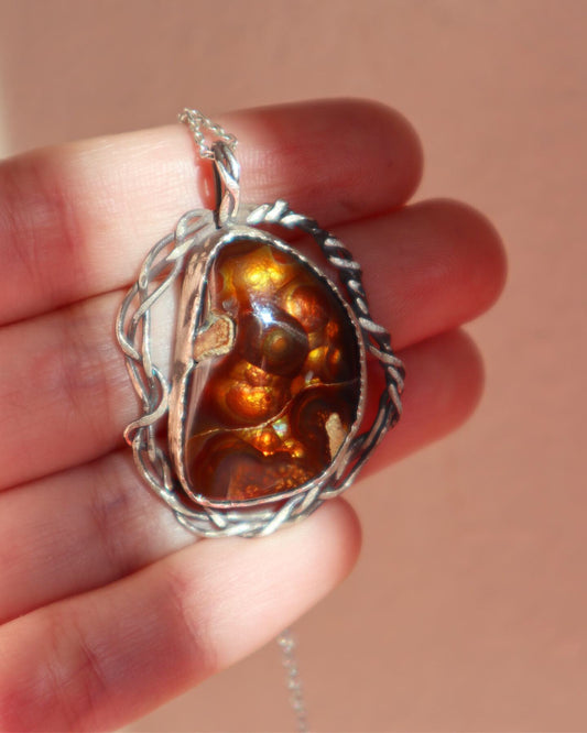 Cosmic Journey silver 92.5 pendant