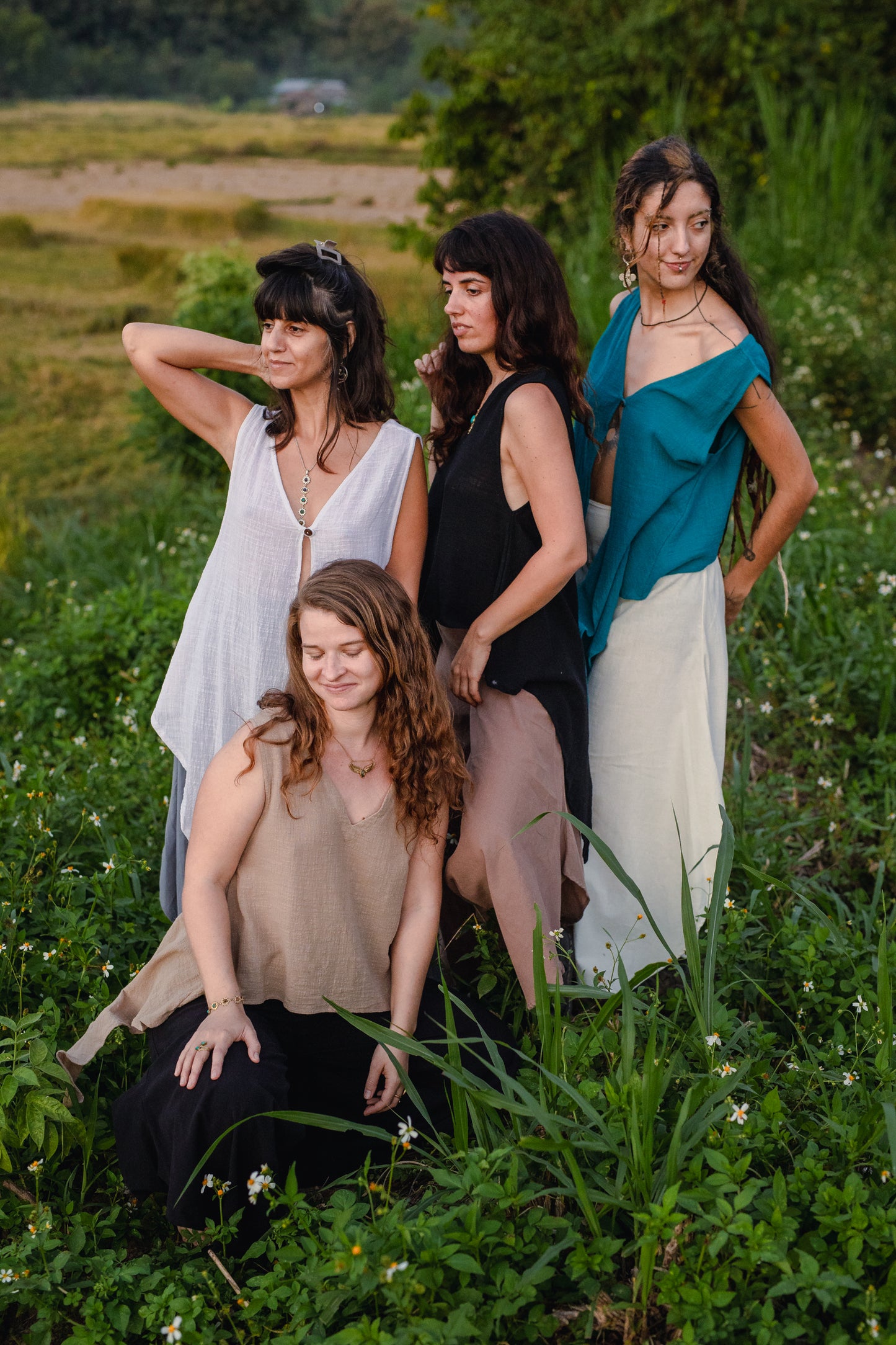 Reversible Bamboo Cotton Snow White Eva Top