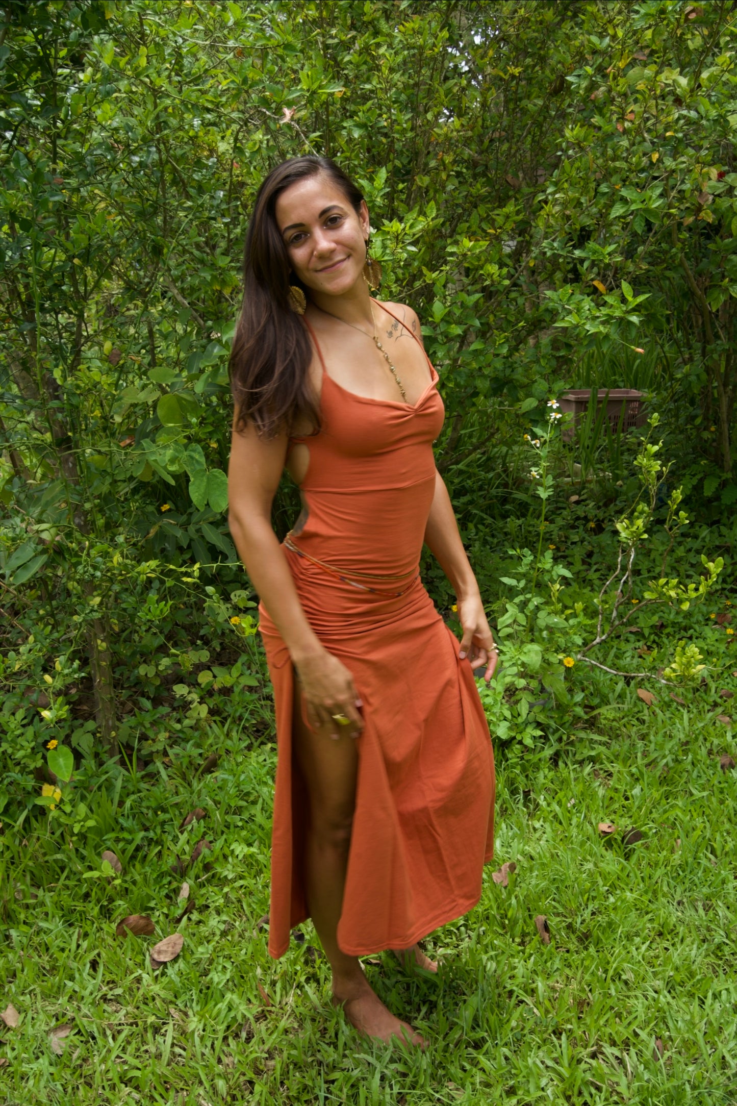 Cleopatra dress for Sacred Chakra / Pumpkin Orange