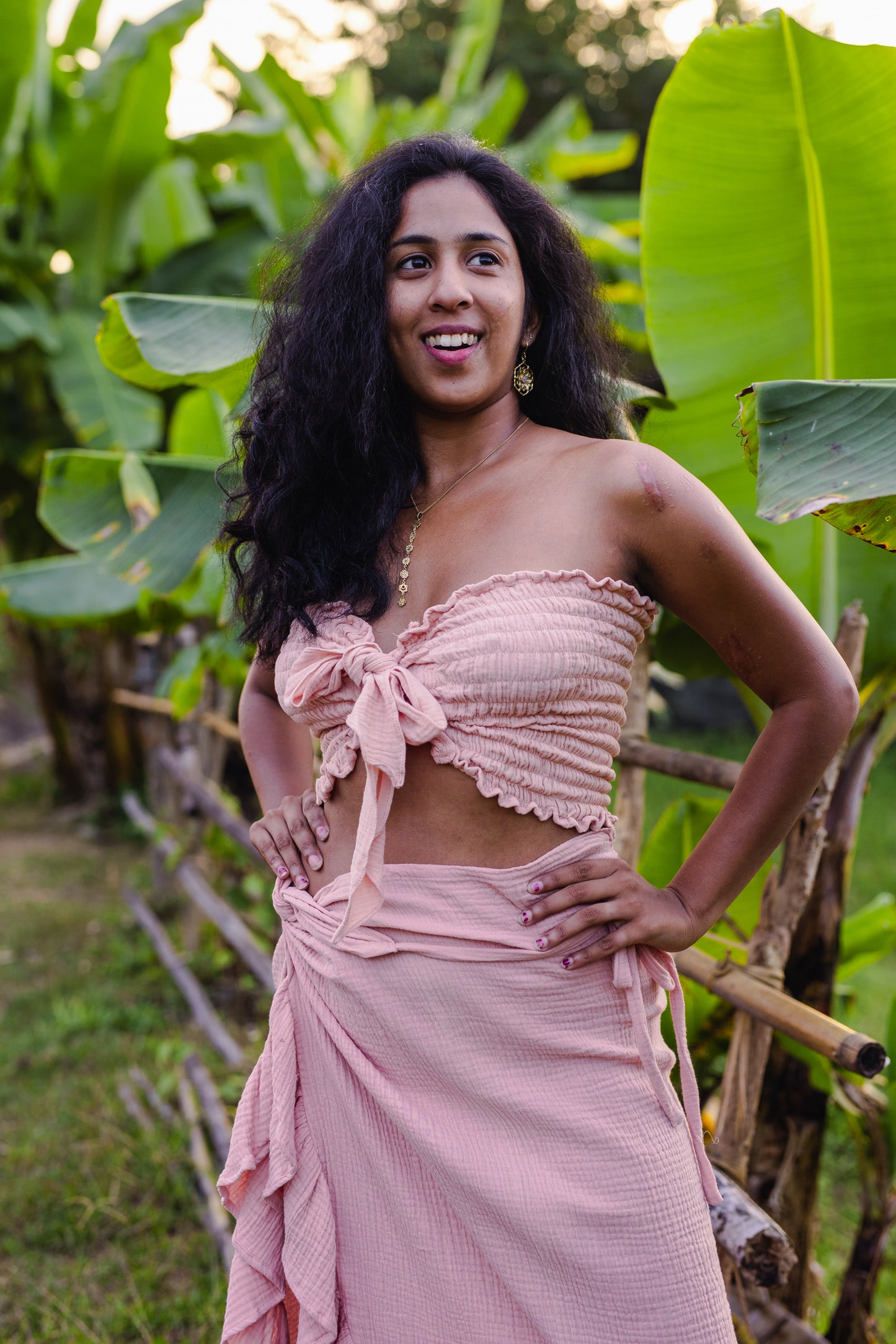 Cotton Fairy set / Sunrise Rose