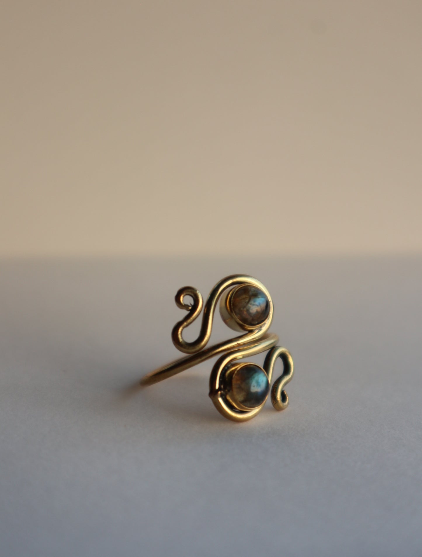 Goddess smile set: ring and bracelet