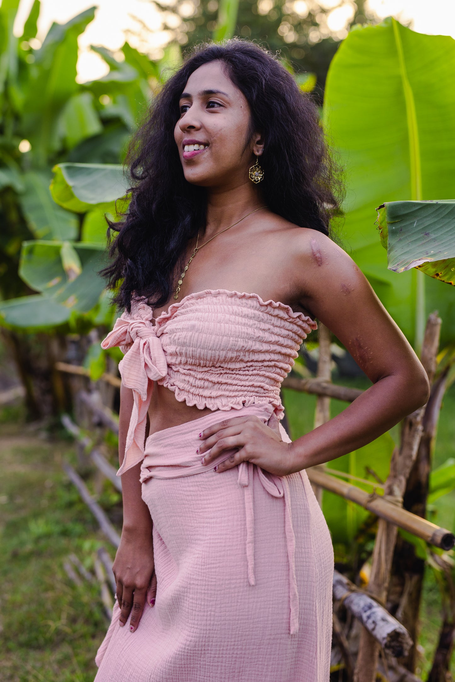 Cotton Fairy set / Sunrise Rose