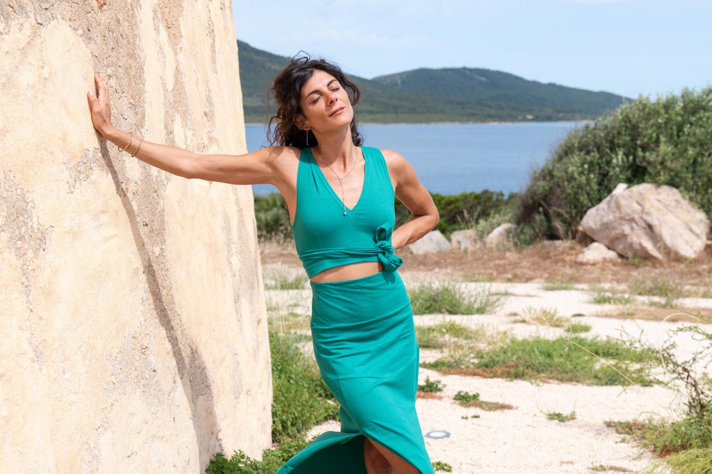 Truth Set for throat chakra/ Venus Skirt & Victoria Top