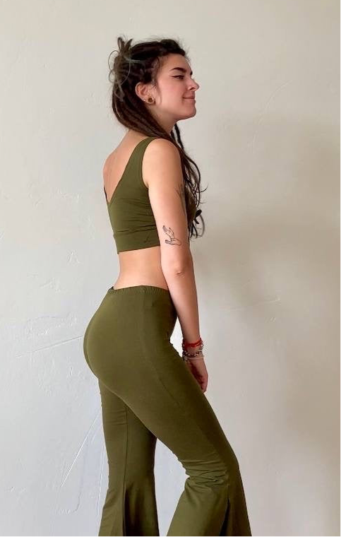 Anahata Nature Green Shakira Top