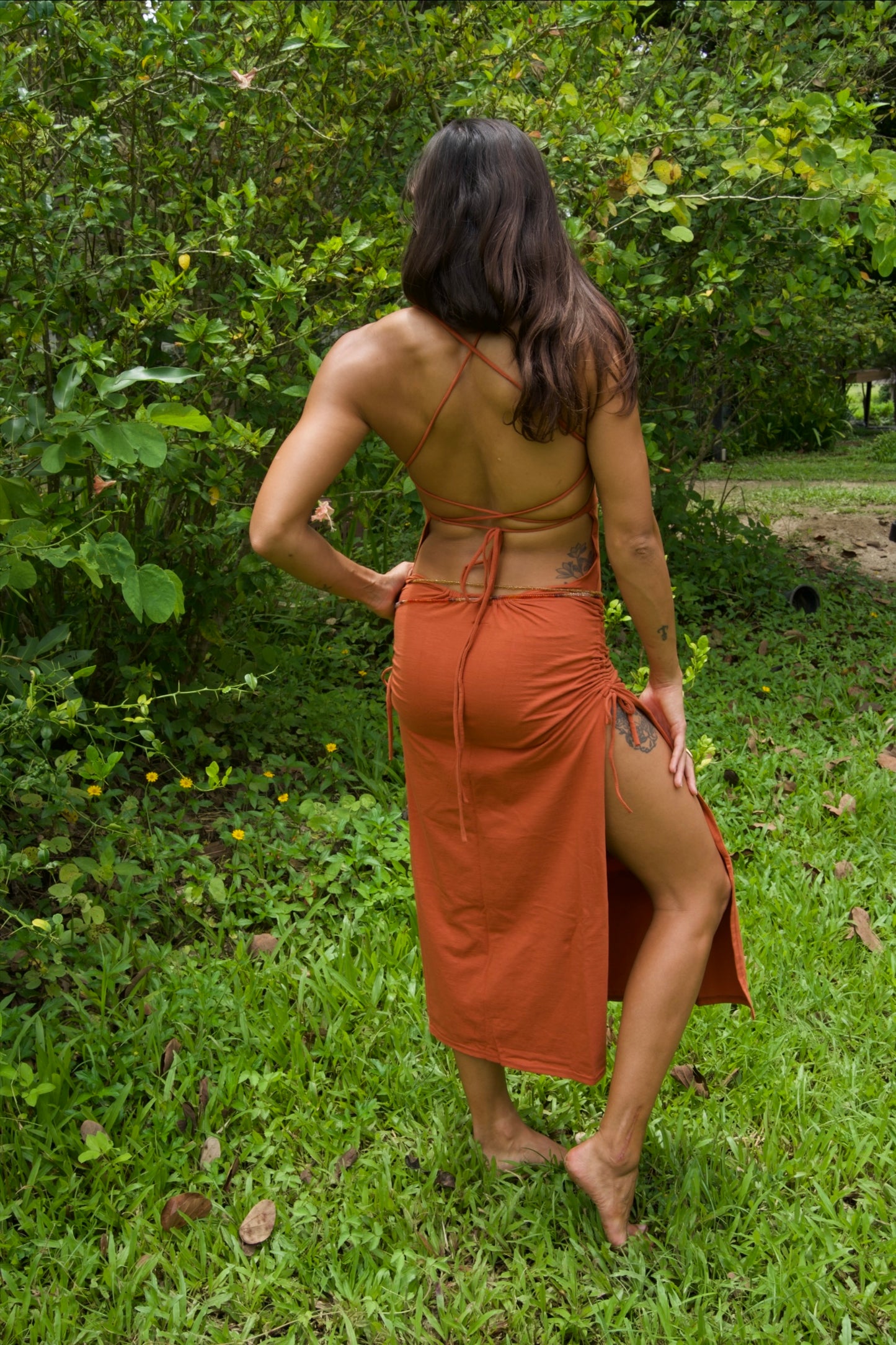 Cleopatra dress for Sacred Chakra / Pumpkin Orange