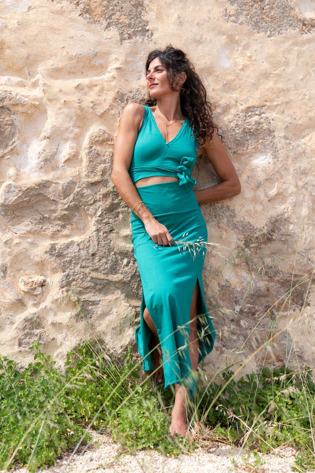 Truth Set for throat chakra/ Venus Skirt & Victoria Top