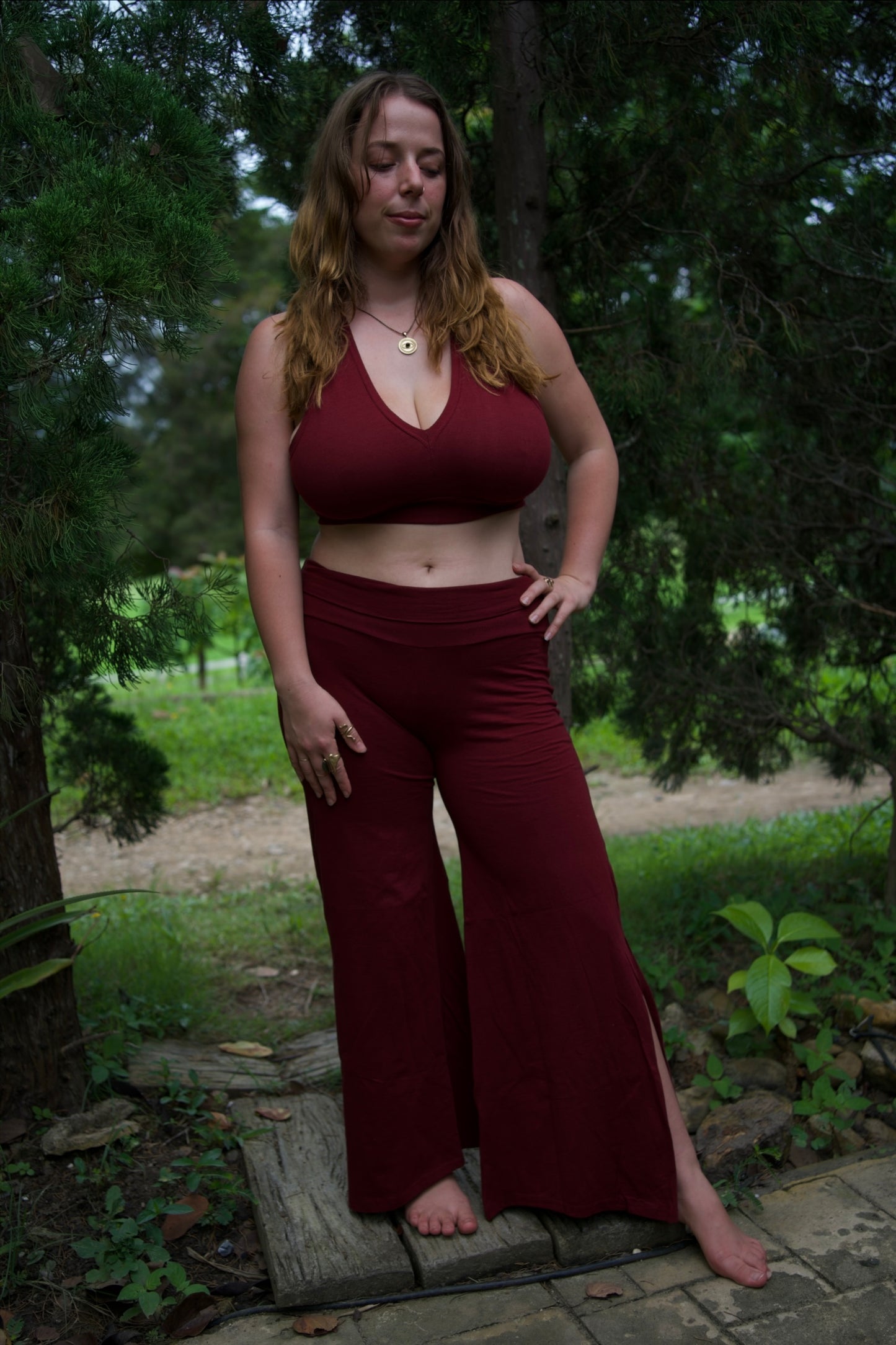 Wine Red for root chakra Victoria Top