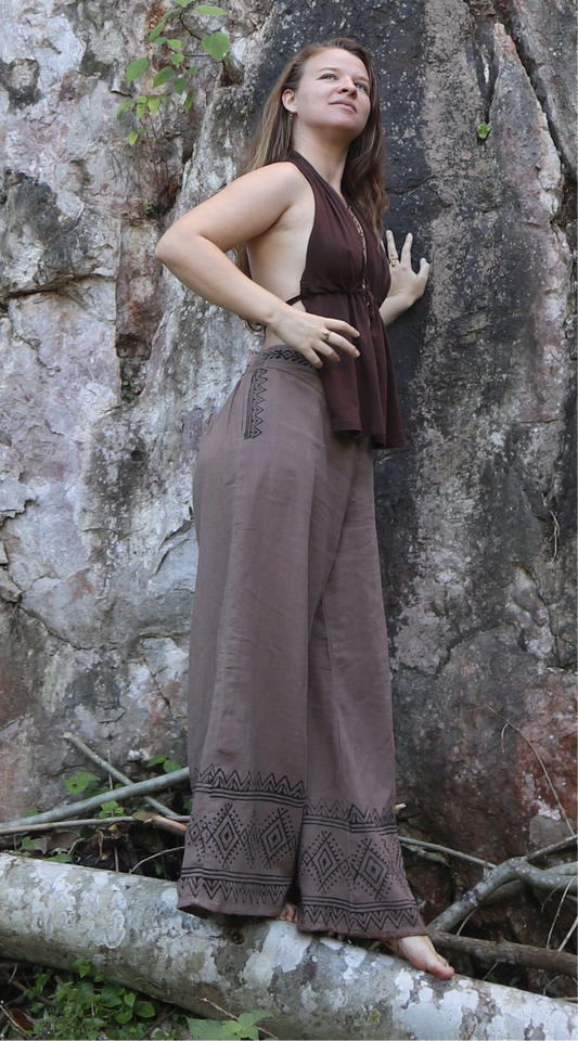 Womb Keeper Cotton Mocha Pants