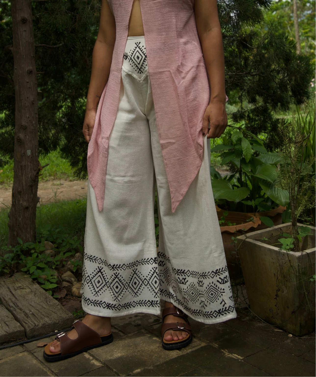 Womb Keeper Cotton Snow White Pants