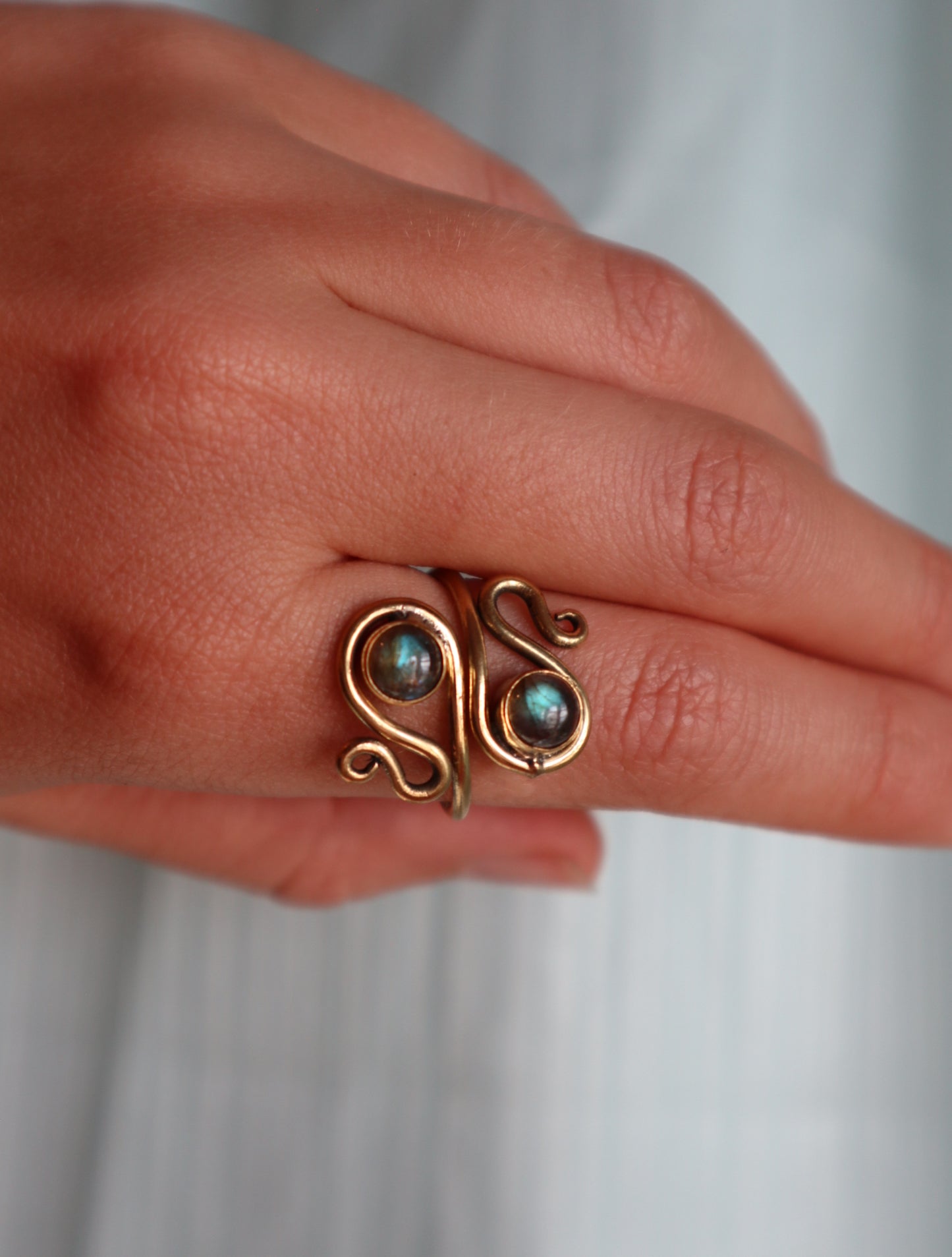 Goddess smile set: ring and bracelet