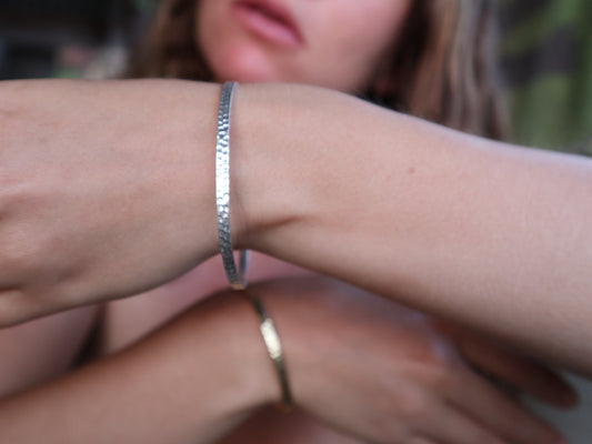 Elegance silverplated brass bracelet