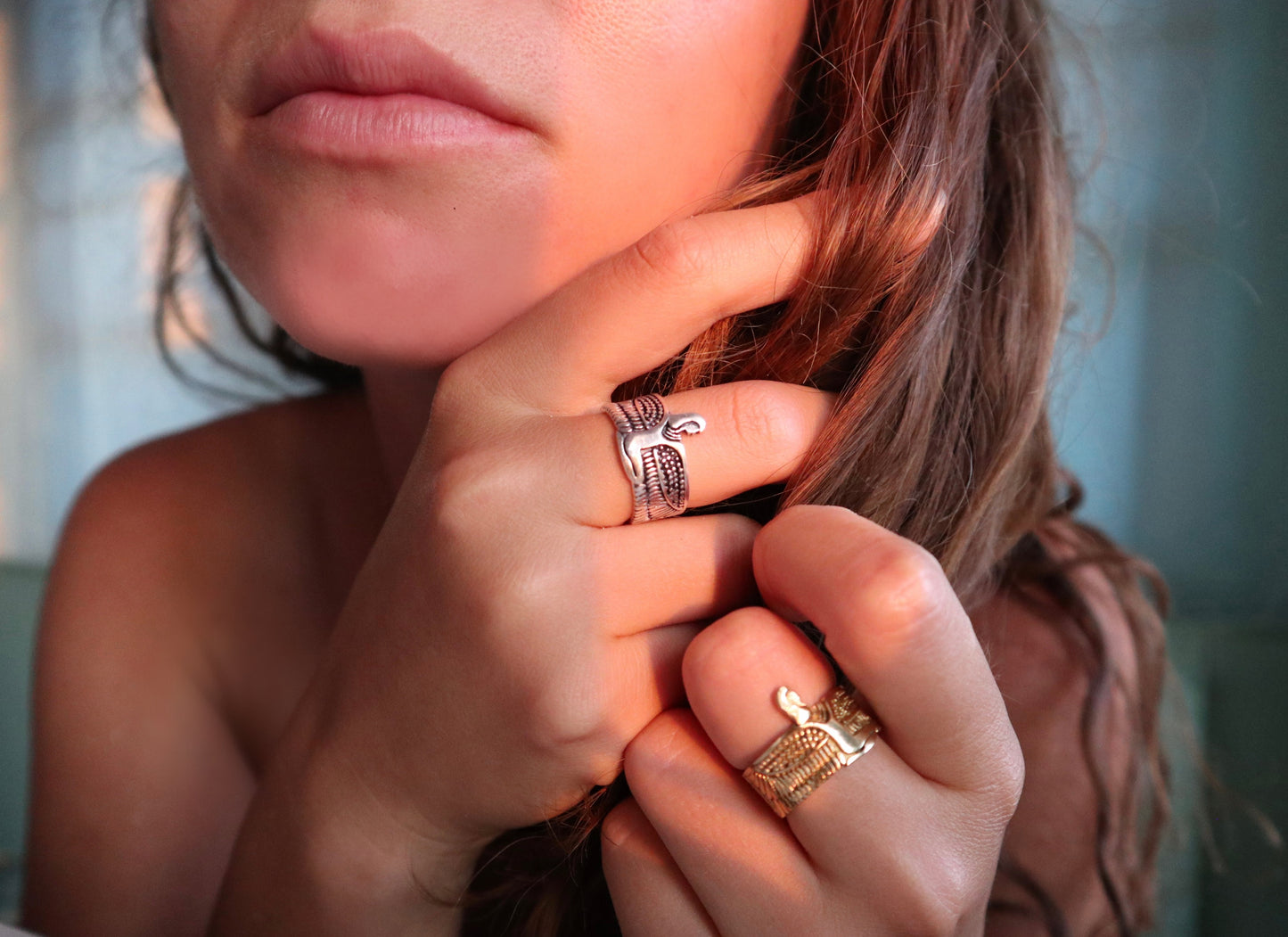 Messingring der Göttin Isis