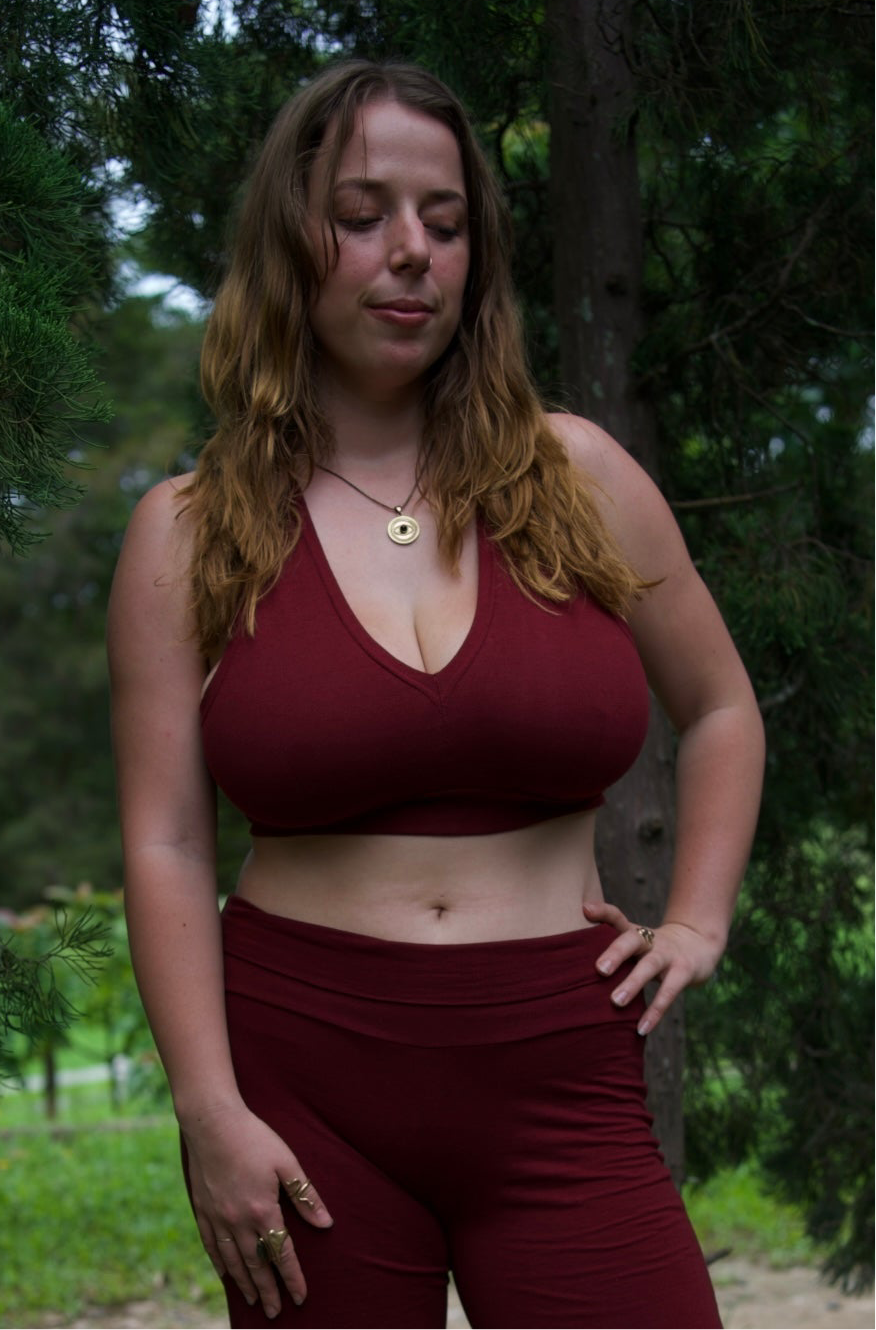 Wine Red for root chakra Victoria Top