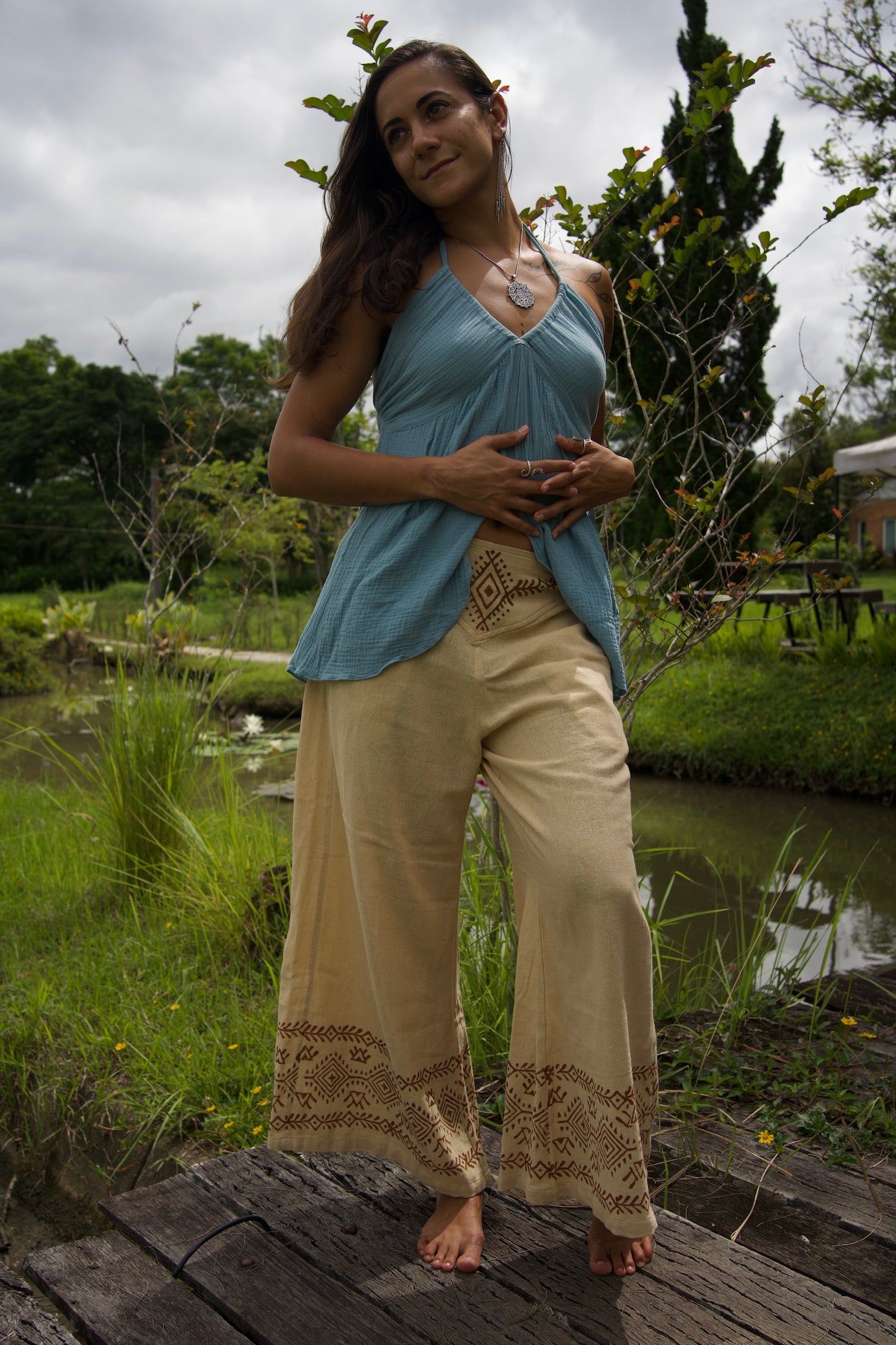 Womb Keeper Cotton Mocha Pants