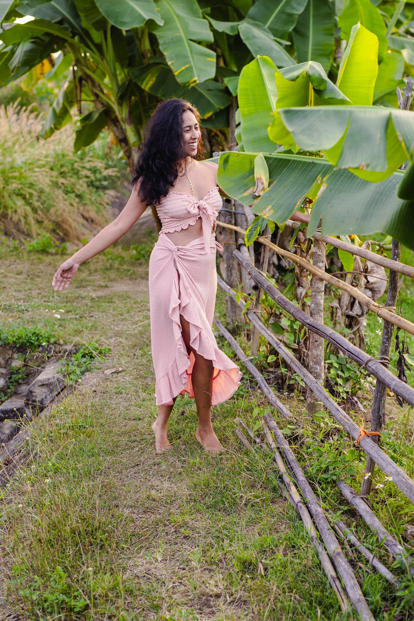 Cotton Fairy set / Sunrise Rose