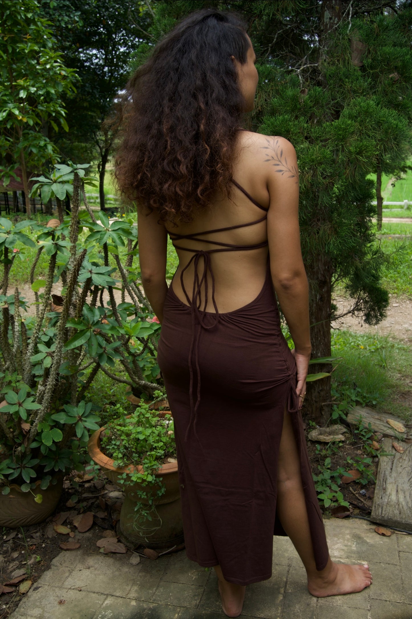 Nude Cinnamon Cleopatra dress