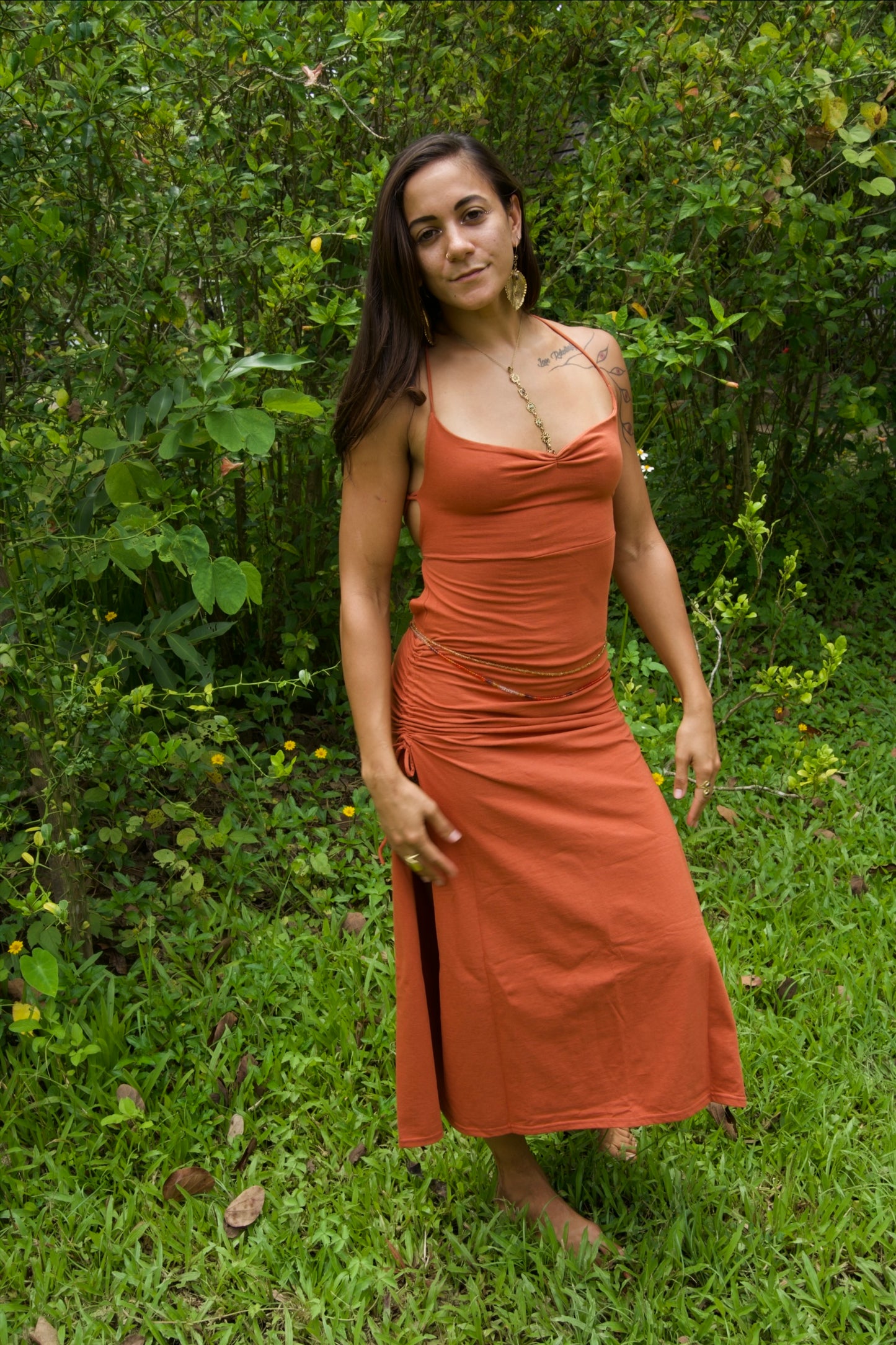 Cleopatra dress for Sacred Chakra / Pumpkin Orange