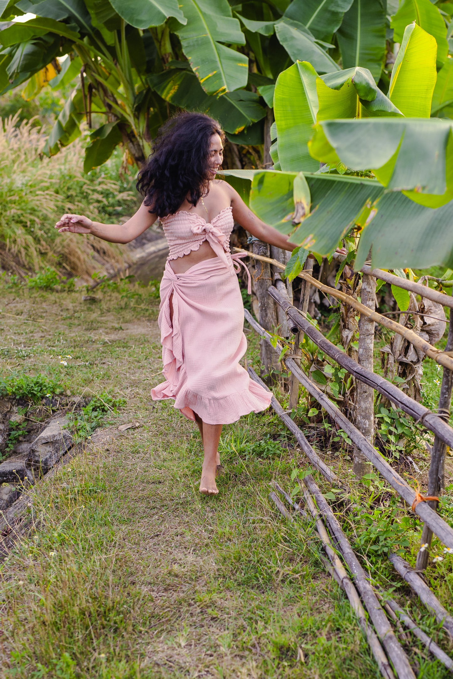 Cotton Fairy set / Sunrise Rose