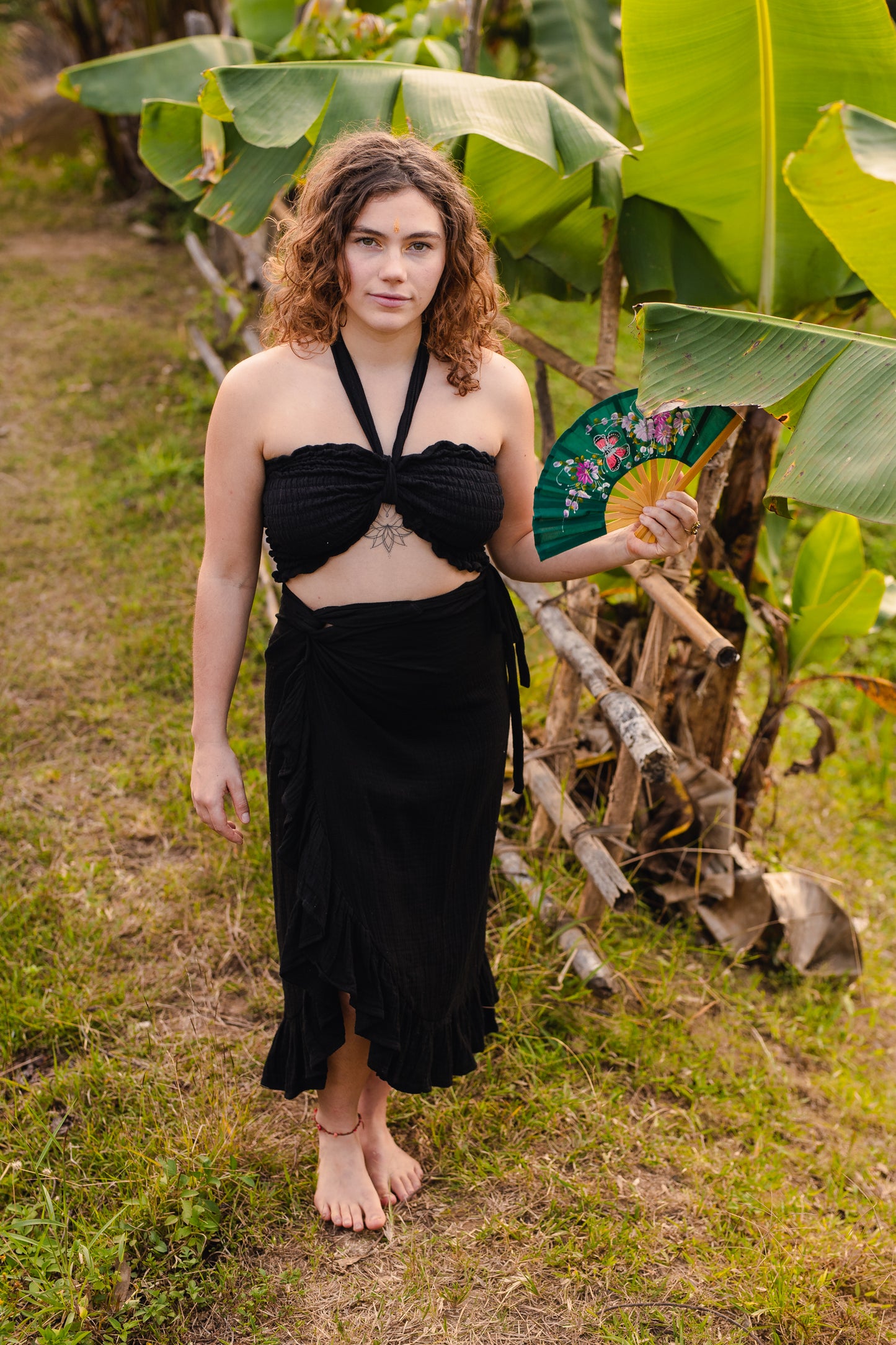 Cotton Fairy set / Night Rose