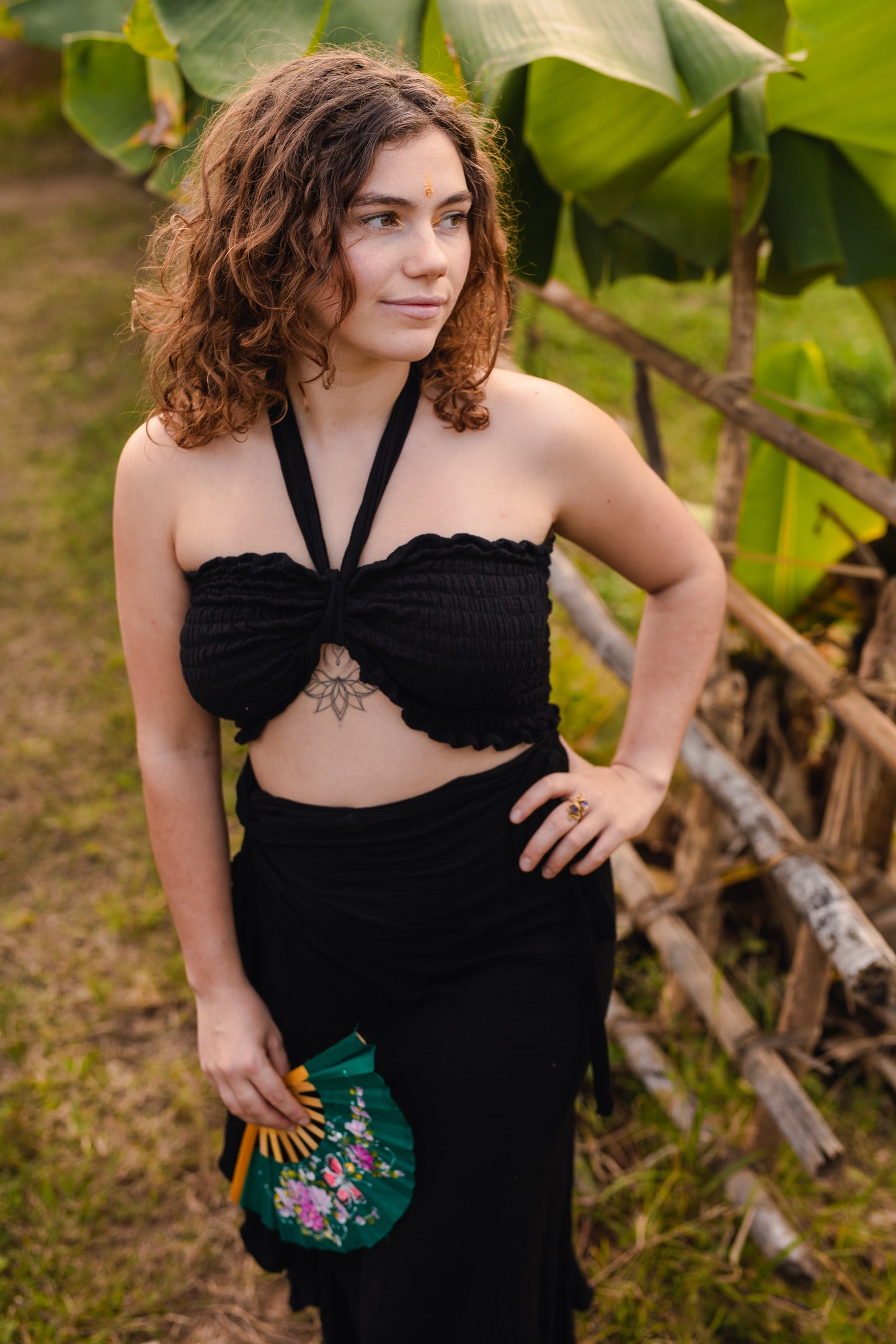 Cotton Fairy set / Night Rose