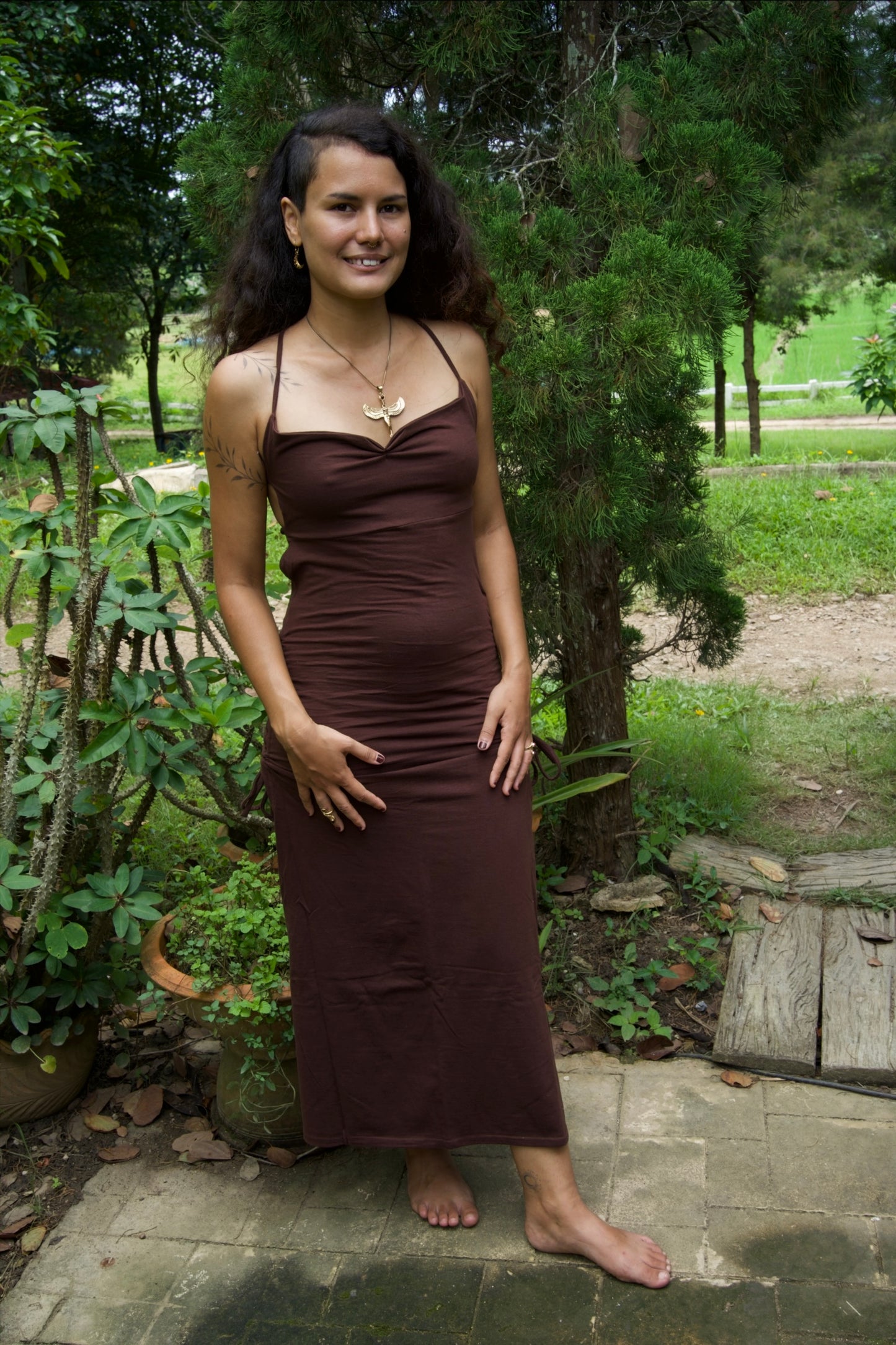 Nude Cinnamon Cleopatra dress