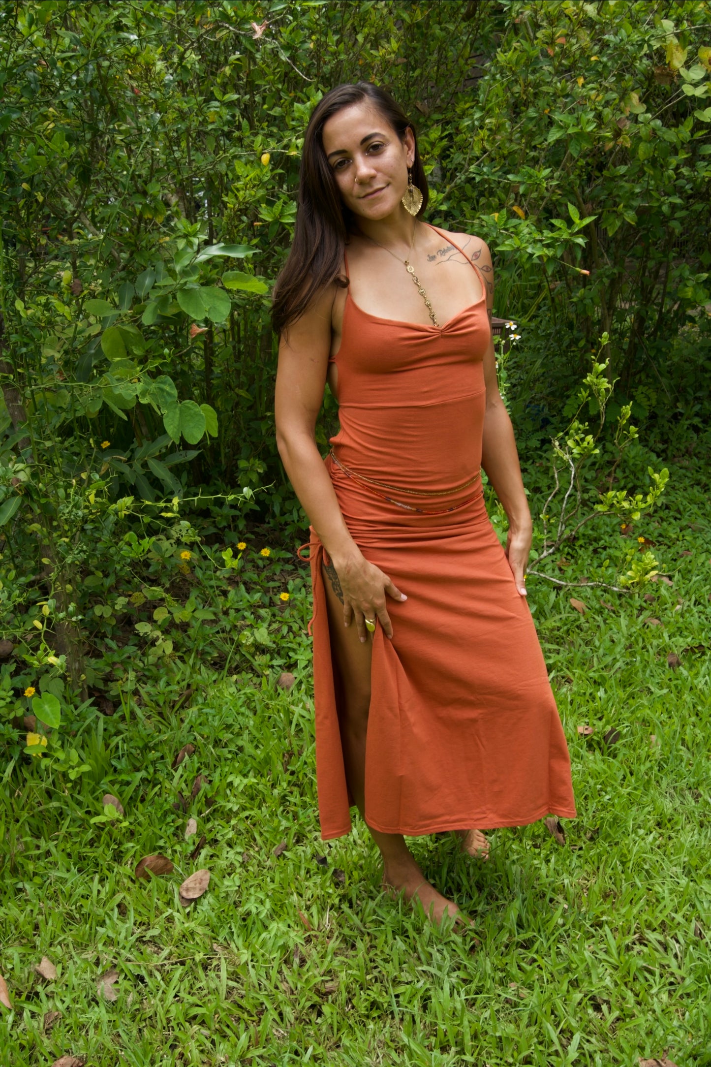 Cleopatra dress for Sacred Chakra / Pumpkin Orange